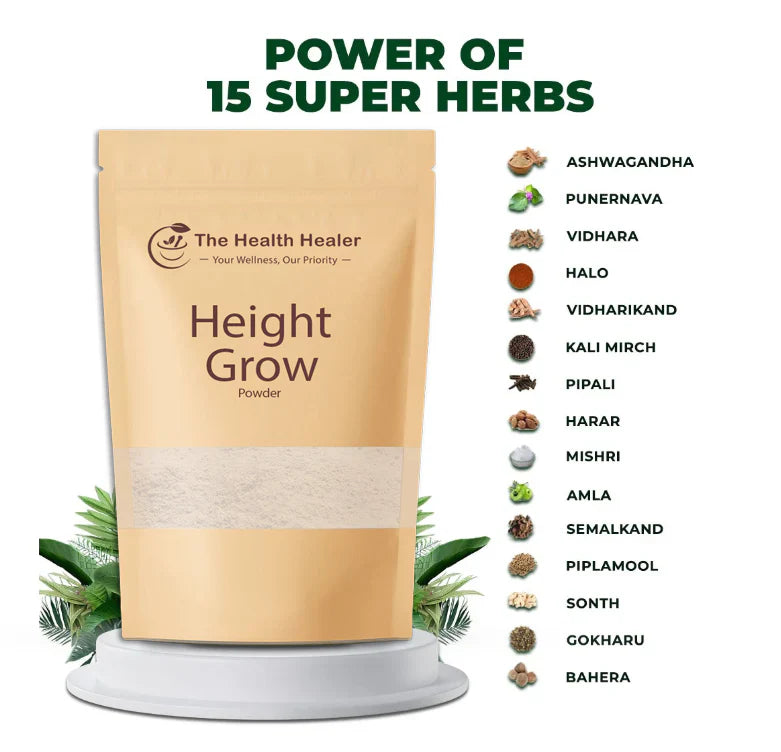 Height Grow Herbal Powder – Natural Height Booster Formula