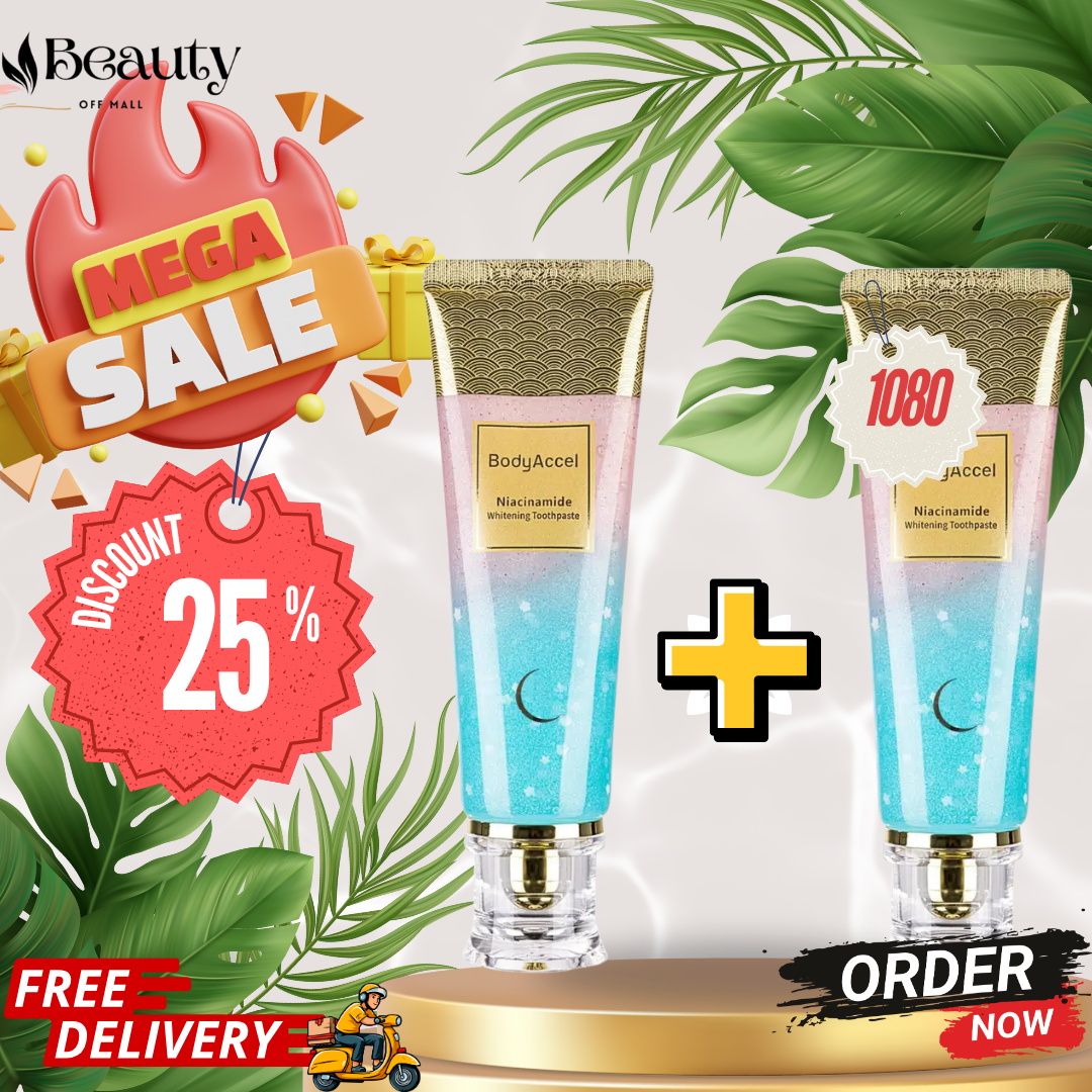 body accel whating toothpast  25% Discount • Double Whitening • Free Delivery! 1690